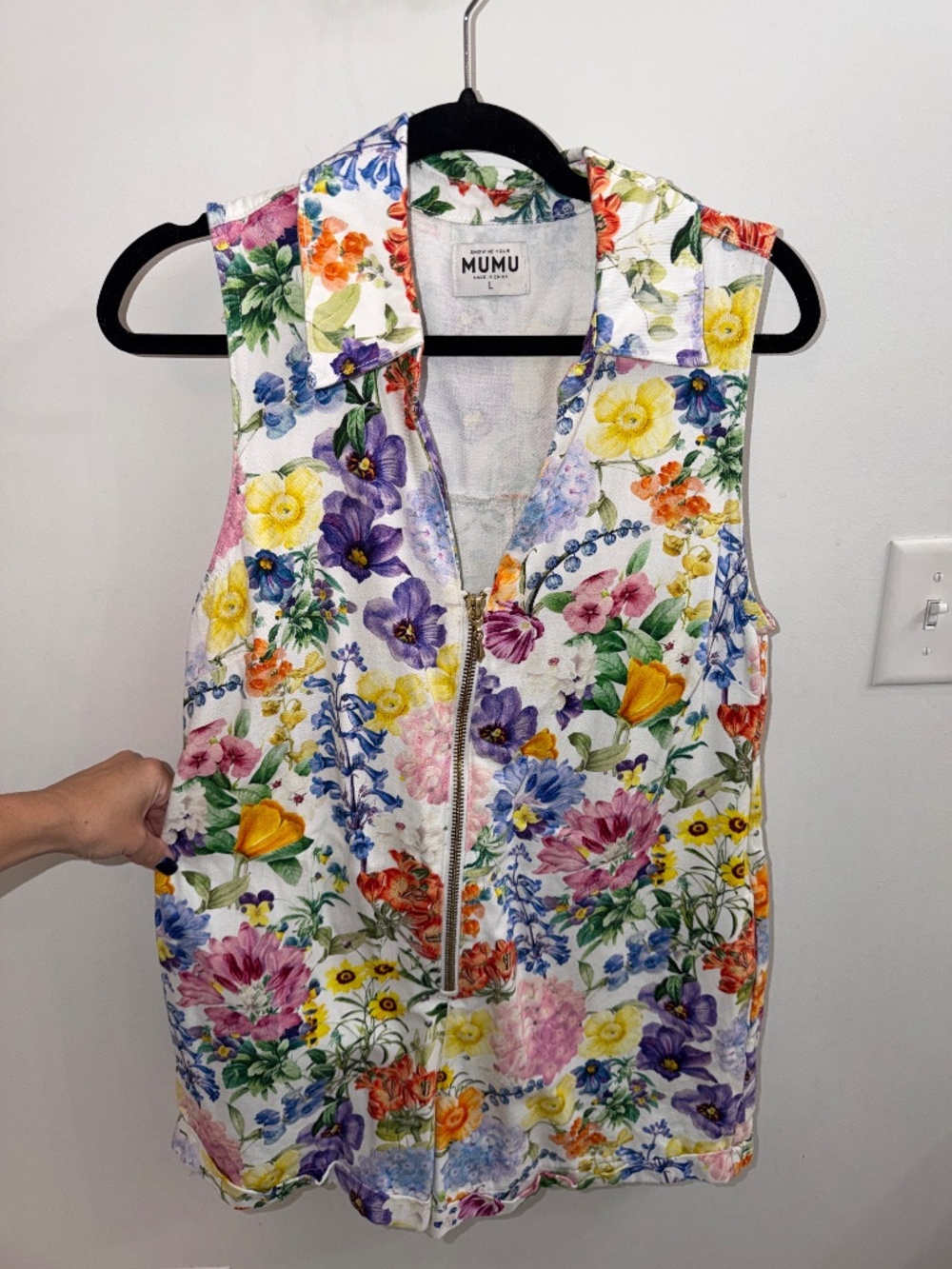Floral show me your Mumu romper